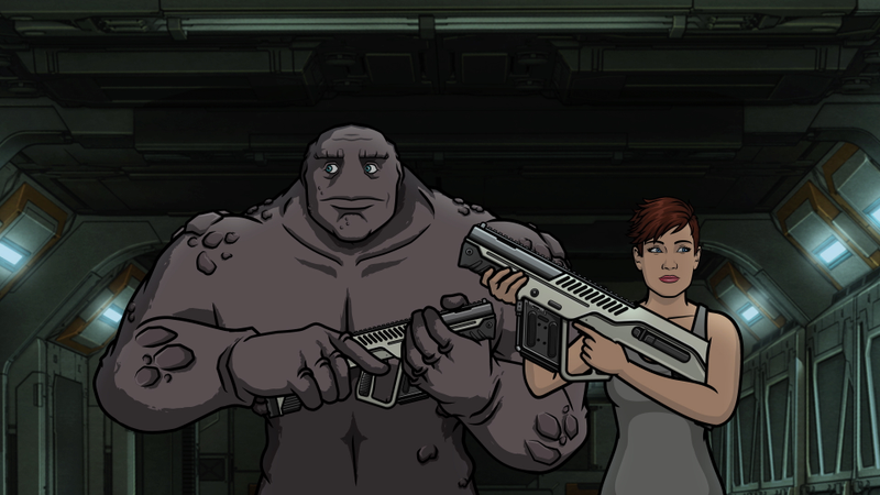 Illustration for article titled Space smells like a giant bag of assholes in Archer's latest, weirdest reinvention yet